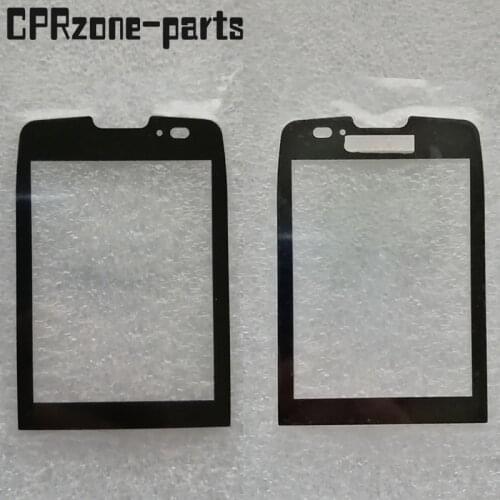 100% Warranty Black Front Glass Lens panel For Philips Xenium X5500 NOT Touch Screen Digitizer By Free Shipping