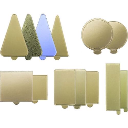 100PCS Mousse Pads Thickened Paperboard Birthday Party Baked Cake Card Hard Paper Snack Tray Birthday Cake Decorating Tools