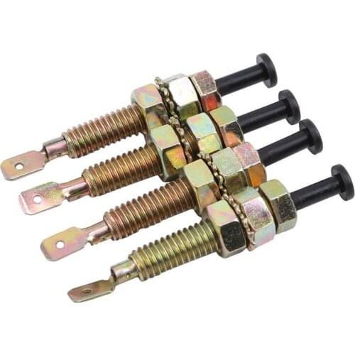 Universal 4Pcs Car Hood Door Pin Switch Adjustable Auto Trunk Bonnet Door Jamb Pin Switch