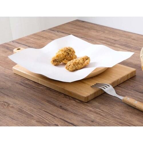 50PCS/Lot Food Oil Blotting Paper Baking Wrapping Paper Pad Cake Dessert Baking Tray Paper Fried Barbecue Pad Paper