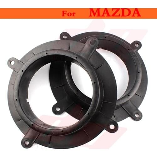 Car Speaker Spacer 6.5'' for Mazda 3 6 CX-4 CX-5 CX-7 Audio Horn Refit Rings Mat Mount Adapter Stereo Install Speaker Cover Pad