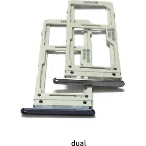 Sim Tray Holder For Samsung Galaxy S10 / S10+ / S10 Plus / S10e SIM Card Tray Slot Holder Adapter Socket Repair Parts