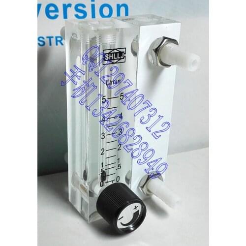 LZQ-7T adjustable panel type air float flowmeter 0~5L/min