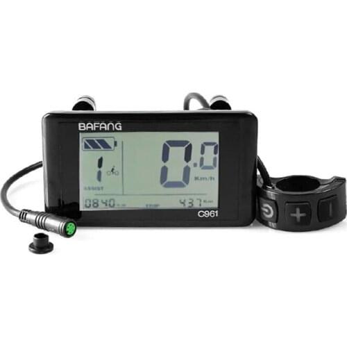 Electric Bicycle E-Bike C961 Display Indicator for Bafang Mid Drive Motor Electric Bicycle Conversion Kits E-Bike Parts