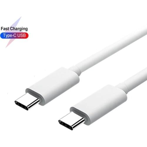 0.25m/1m/2m Fast Charging PD Cable USB Type C To Type C Data Sync Cable For Oneplus 7T Huawei Nova 5t 4 3 Pro Samsung A80 A70 S8