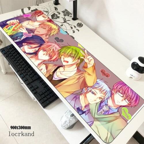 Kurokos Basketball mats 900x300x3mm Fashion gaming mouse pad keyboard mousepad best notebook gamer accessories padmouse mat