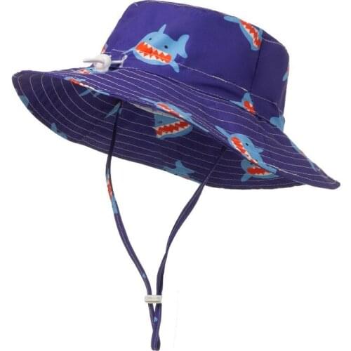 Summer Children Boy Girl Sharp Crab Printing Sun Hats Kids Baby Sea Caps Bonnet