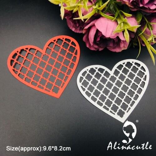 Metal Cutting die Cut Heart DIY Scrapbooking Paper Craft Handmade Card Album Punch Knife Art Cutter Alinacutle Die
