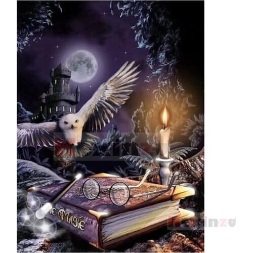 Kexinzu Full 5D DIY Square/Round Drill Diamond Painting "Animal Eagle" 3d Diamond Embroidery Cross Stitch Decor Gift Ke057