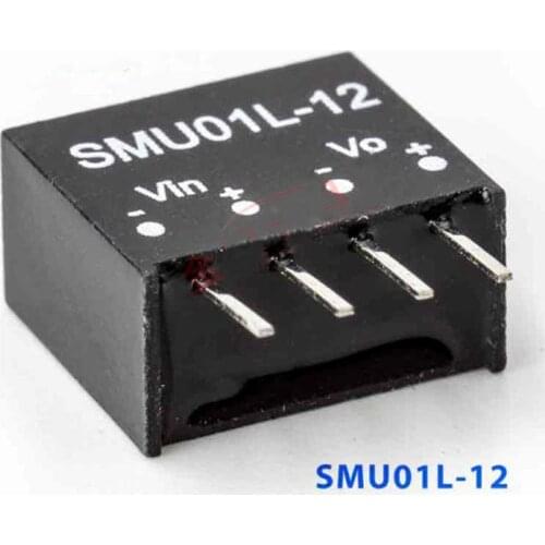 New original SMU01L-12 DC/DC SIP-4 1W Unregulated Single Output Converter power module