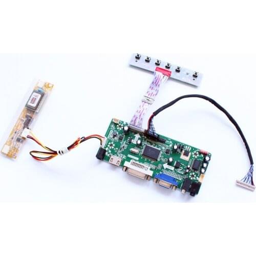 NT68676 Universal VGA DVI Audio LCD Controller Board HDMI-compatible for 15inch 1024x768 HT150X02 LVDS Monitor for Raspberry Pi