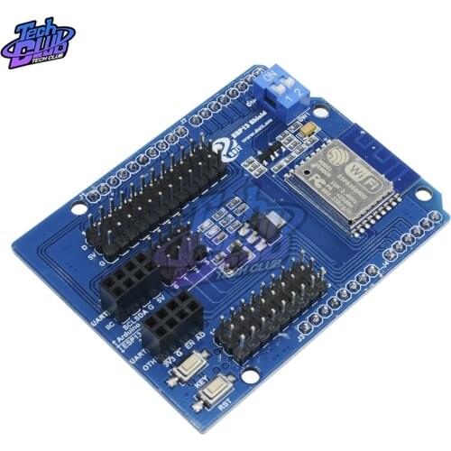 ESP8266 WiFi Shield Expansion Board Web Server Serial Port ESP-13 Compatible for Arduino MEGA 2560 Smart Robot Car