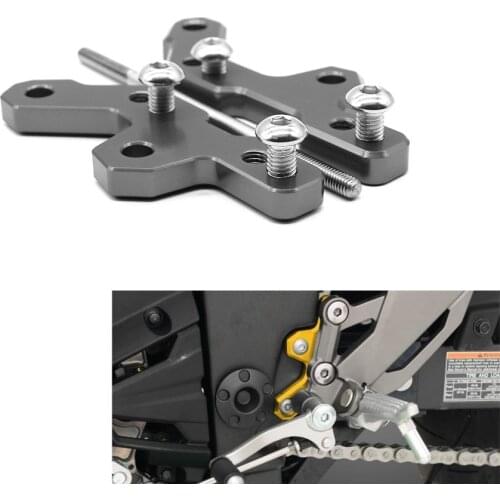Motorcycle Foot Pegs Rear Rearset Base Foot Spike Mounting Bracket Base For Kawasaki NINJA 250 300 ZX-300R Z250 Z300 2013-2018