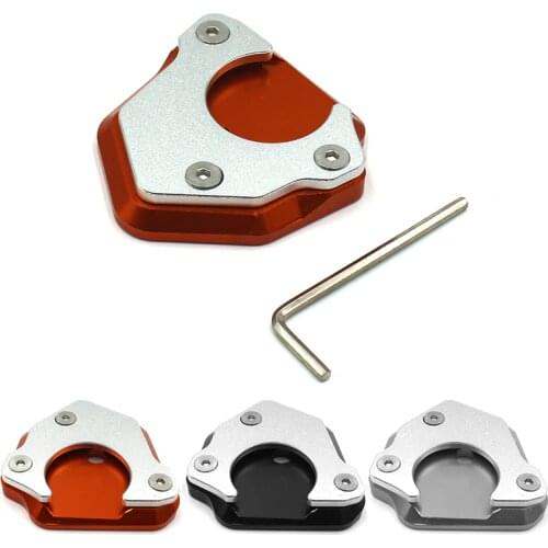 Kick Stand Pad Kickstand Pedal Extension Base Plate For KTM 990 2006-2013 Duke 690/R 12-15 Duke 125/250/390 2017 2018 Billet