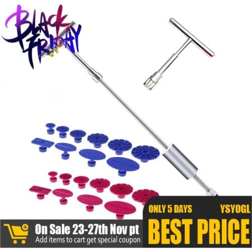 Professional Car Repair Kit Removal Paintless Dent Repairing Tool Straightening Dents Cross Puller Set