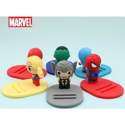 Marvel Universal Table Cell Phone Support Holder Cute Cartoon Desktop Stand For iPhone Samsung Xiaomi Huawei Mobile Phone Holder