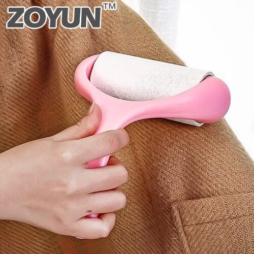 Portable Roller Cleaner Lint Remover Sticky Picker Pet Dog Hair Clothes Fluff Fur Brush Household Dust Stick Cleaner Wiper Tools