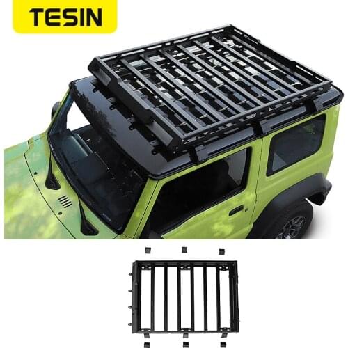 TESIN Roof Racks Boxes for Suzuki Jimny JB74W Car Roof Top Luggage Box Accessories for Suzuki Jimny 2019 2020 Exterior Parts