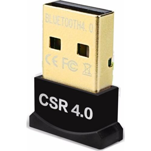 Moveski PT-810 Universal Slim Bluetooth Adapter Dongle Mini Adaptador Bluetooth 4.0 Compatible with both 32 and 64-bit Windows