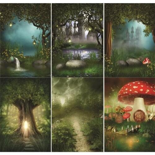 Vinyl Custom Photography Backdrops Prop Fairy Tale Photography Background DF20702-03