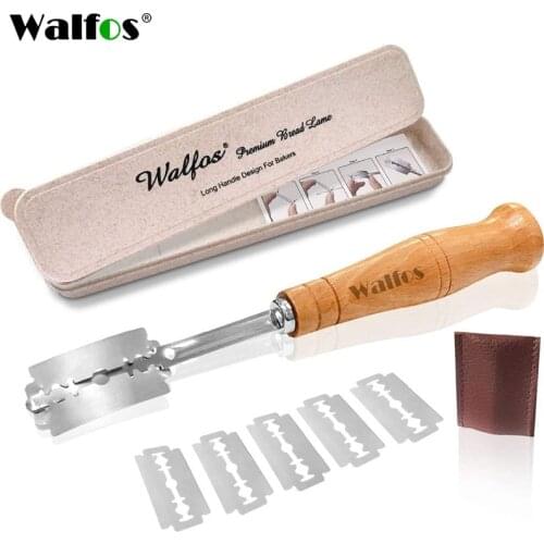 WALFOS Bread Lame New European Bread Arc Curved Bread Knife Western-style Baguette Cutting French Toas Cutter Tools