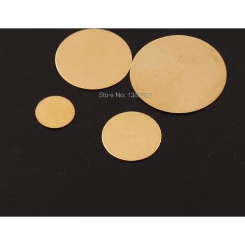 10pcs Copper Round Blank 1/2" 3/4" 1" 1 1/4" copper stamping blanks metal disc enameling blanks 18Ga /22Ga/28Ga