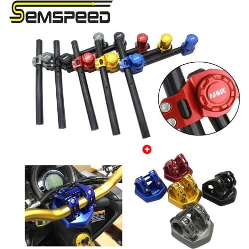 SEMSPEED 28MM Motorcycle N-MAX Handle Bar Fixed Handlebar Block Clamp Stable Balance Bracket For Yamaha NMAX155 NMAX125 150