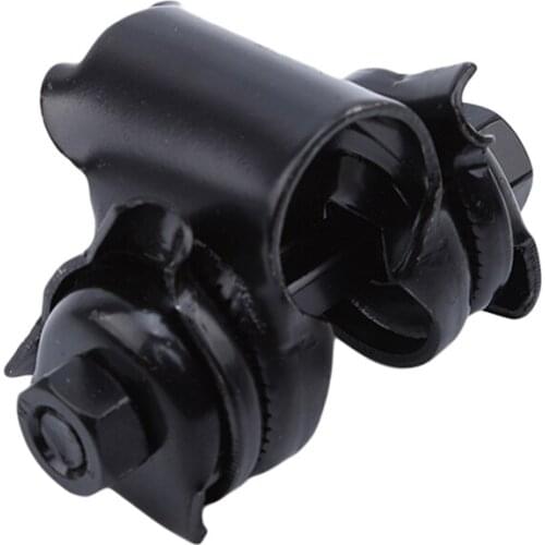 Black Aluminum Alloy Saddle Clip Tube Clip Saddle Holder Connector MTB Cycling Accessories