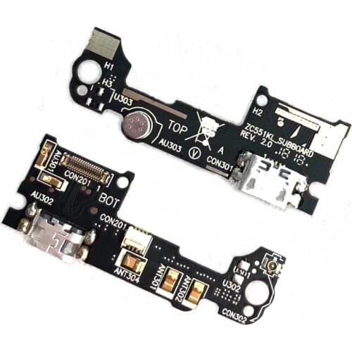 10pcs USB Charging Port Dock Connector Flex Cable For Asus Zenfone 3 Laser ZC551KL Microphone Board Parts