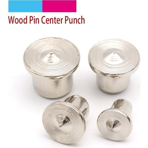 4pcs 6/8/10/12mm Panel Furniture Positioning Woodworking Dovetail/Wood Pin Center Punch/Log Pin Locator Joint Alignment Tools