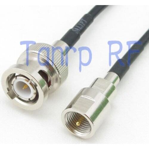 6in BNC male plug to FME male plug RF connector adapter 15CM Pigtail coaxial jumper cable RG174 extension cord