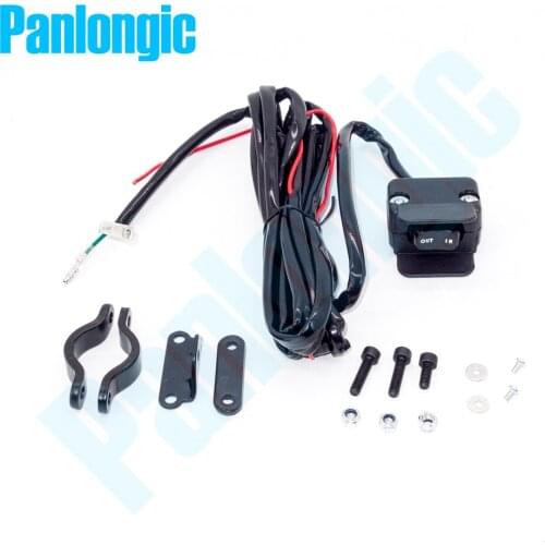 ATV/UTV Electric Winch Accessories Thumb Switch Control Cable Rocker Mounting Kit with 3M Cable