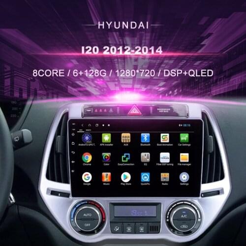 Car DVD For Hyundai i20 Auto A/C ( 2012-2014) Car Radio Multimedia Video Player Navigation GPS Android 10.0 Double Din
