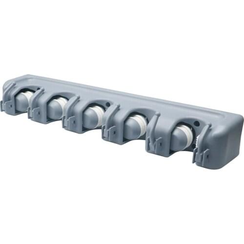 Mop Broom Holder,Garden Tools Wall Mounted Commercial Organizer Saving Space Storage Rack for Kitchen Garden and Garage