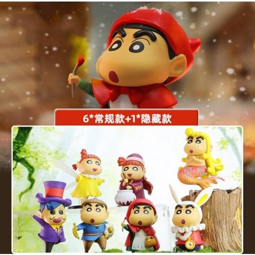 Blind Box Toys Original Fairy Tale The little Match Girl Anime Figure 7Style Random Kawaii Surprise Model Guess Dolls 6Pcs/Set