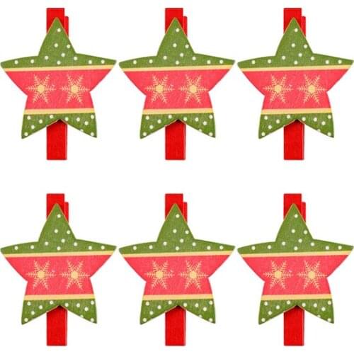 Christmas Star Pegs christmas decorations рождественские украшения