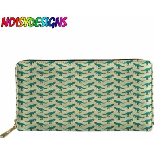 Dinosaurs Wallet for Credit Cards Personality Portable Fairy PU Leather Purse Organizer Animals Wallet Mochilas Infantil Dino