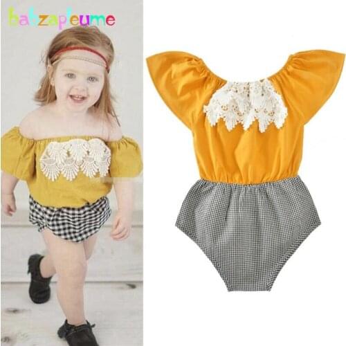 Summer Baby Girls Rompers Fashion Party Toddler Clothing Overalls Newborn Costume Girls Jumpsuits Kids Child Clothes 0-4T A219