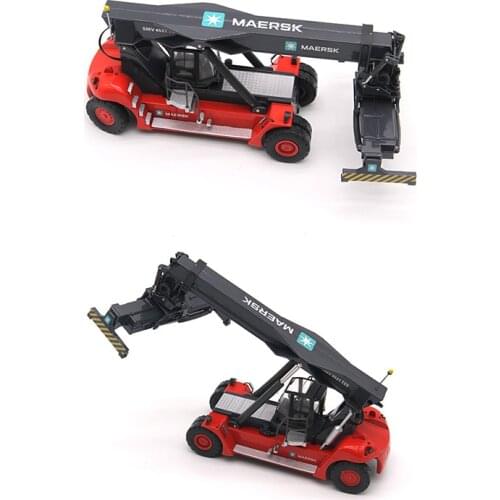 Diecast Alloy Vehicle 1/50 Stacker Port Airport Reach Dock Scene Static Model Collection Display Gifts Collectible