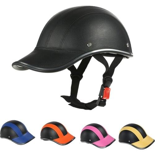 Motorcycle Half Helmet Baseball Cap StyleHalf Face Electric Scooter Anti-UV Safety Hard Hat