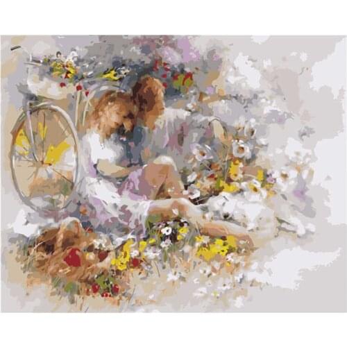 Home Decoration Wall Painting Accept Booking Young People Ln Love DIY Painting By Numbers