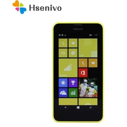 Original Nokia Lumia 630 Cell Phones 4.5" Windows Phone 8.1 Snapdragon 400 Quad Core 1.2GHz IPS 512MB+8GB Dual Sim Free shipping