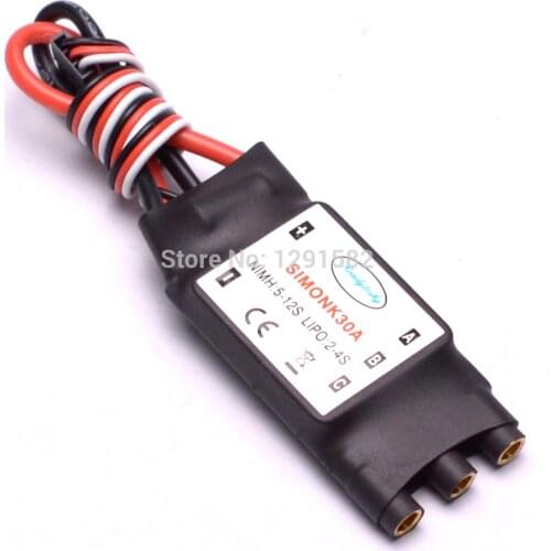 NEW 2-4S Simonk 30A ESC Brushless Speed Controller BEC 5V / 2A for Quadcopter F450 F550 S500 X525