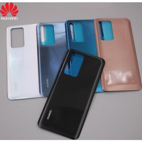 Original High Quality Battery Housing Cover Rear Door Replace Battery Cover Glass For Huawei P40 Pro ELS-AN00 with Logo 6.58"
