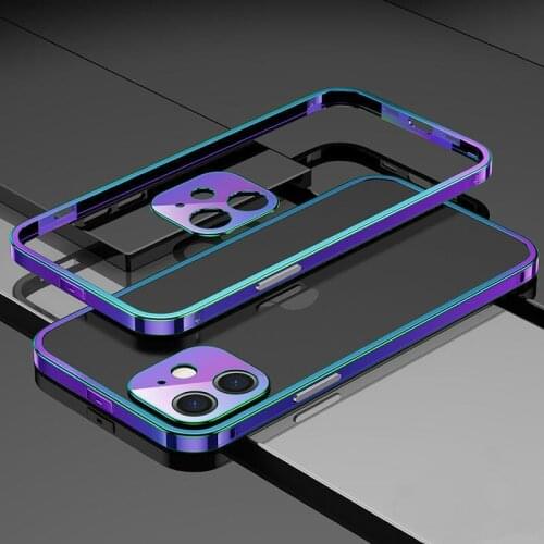 Shockproof Aluminum Phone Case For iPhone 12 12 Pro Case Armor Metal Bumper Cover For iPhone 12 Pro Max 12 Mini 12 Fundas Coques