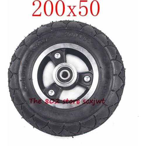 Mobility Scooter Wheelchair wheel Tire 200 X 50 (8x2) Solid/foam Filled 200*50 for Razor E100 E125 E200 Scooter Vapo