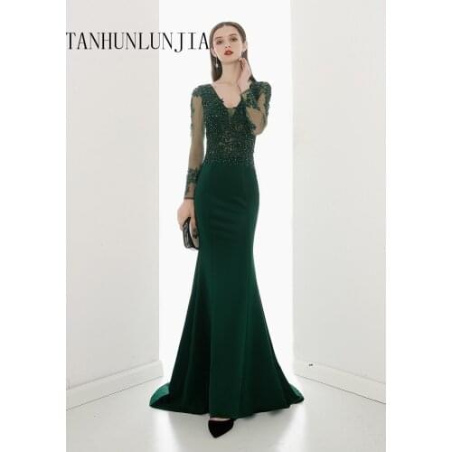 Женские платья с v-образным вырезом TANHUNLUNJIA China At AliExpress