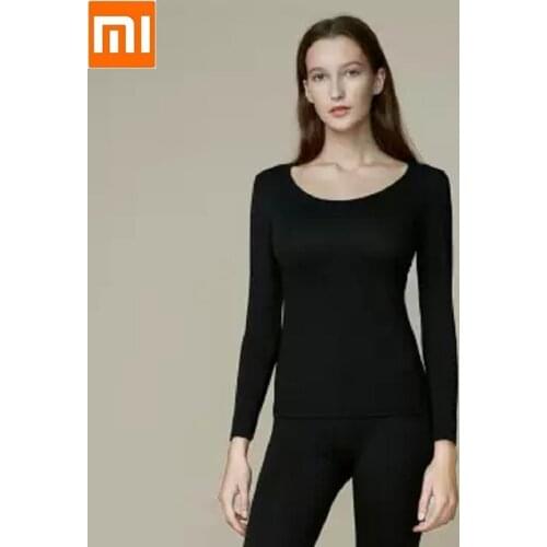 Xiaomi Heat Far Infrared Warm clothing Heating fiber Light comfortable woman Autumn winter Tights thermal underwear sets keep warm Long Johns