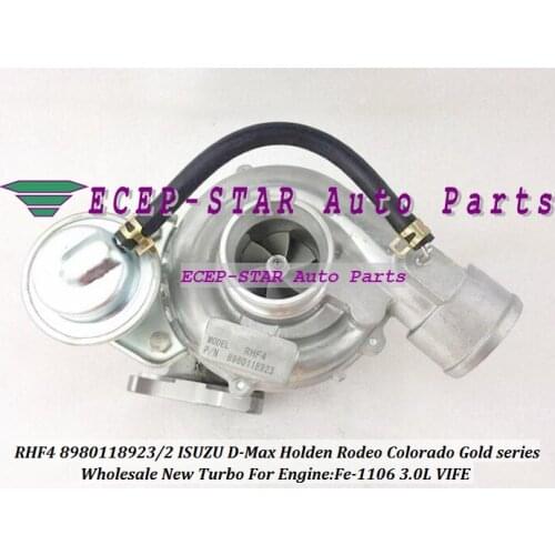 RHF4 VIFE 8980118922 8980118923 Turbo Turbine Turbocharger For ISUZU D-Max For Holden Rodeo Colorado Gold series TD Fe-1106 3.0L