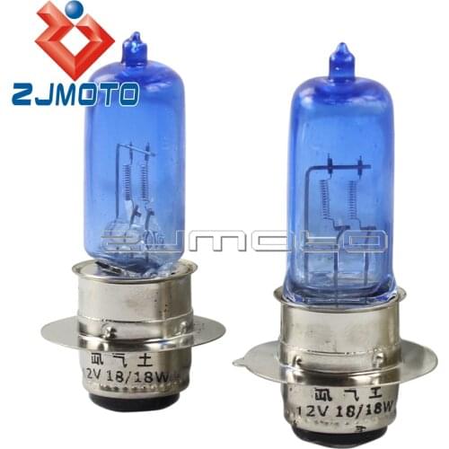 Universal Motorcycle Headlight Bulb 12V 18W Replacement Headlamp